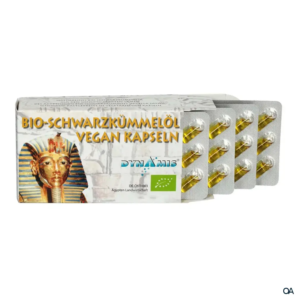 Dynamis BIO Schwarzkümmelöl Vegan Kapseln