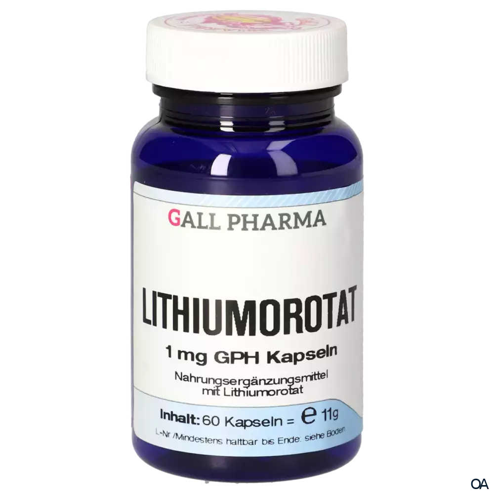 Gall Pharma Lithiumorotat 1 mg Kapseln