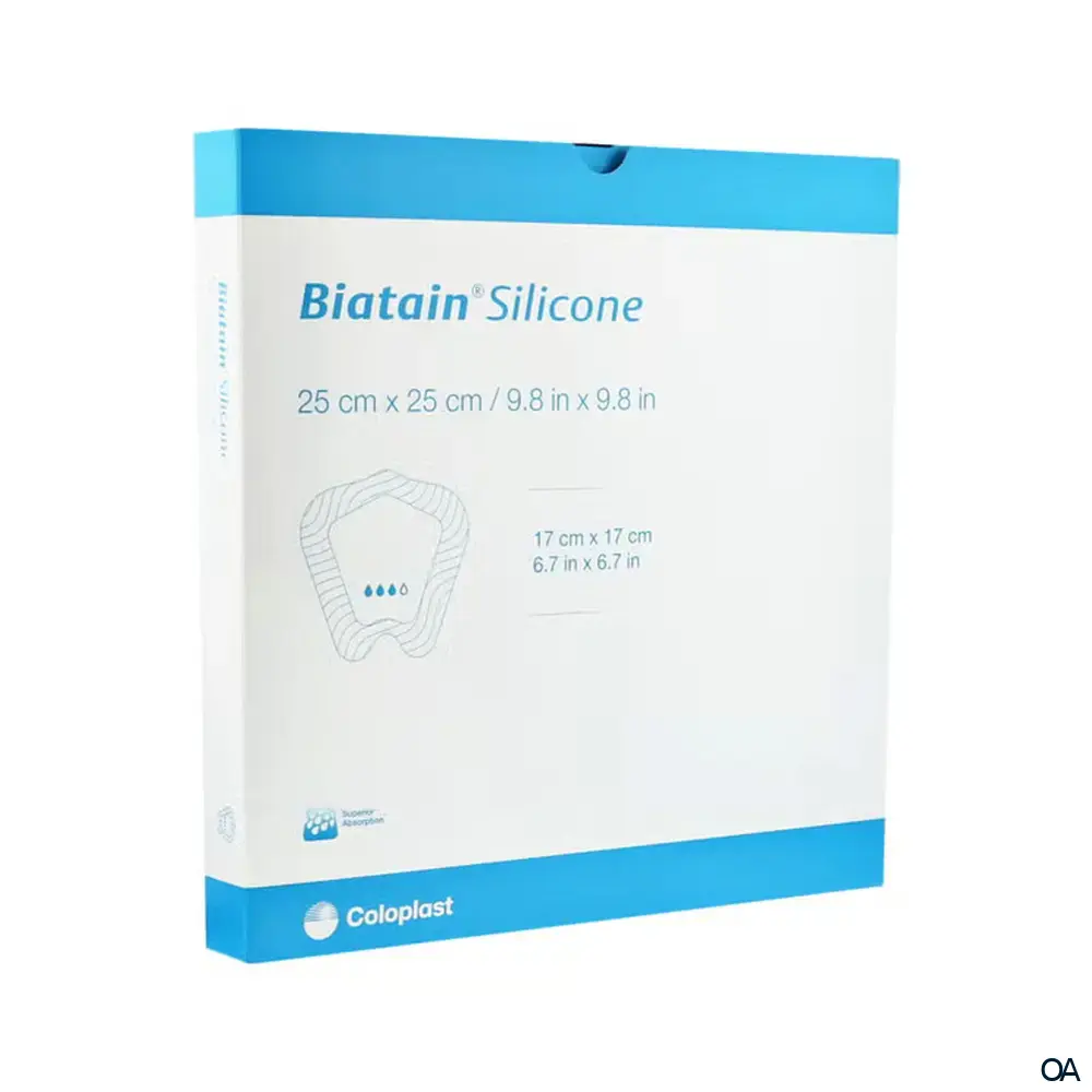 Biatain® Silicone Sakrum Schaumverband steril, 25 x 25 cm