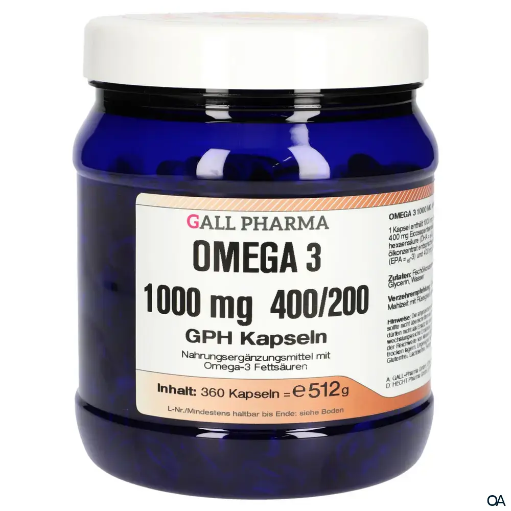 Gall Pharma Omega 3 1000 mg 400/200 Kapseln
