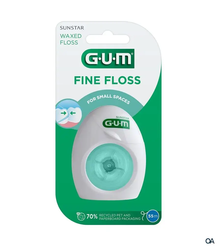 GUM® FINE Floss Zahnseide gewachst