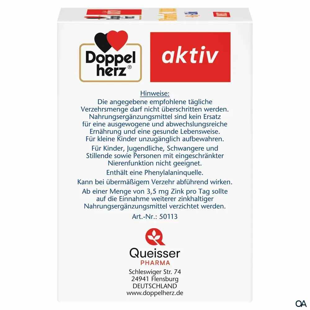 Doppelherz aktiv Vitamin C 1000 DIRECT + D3 + Zink Portionsbeutel