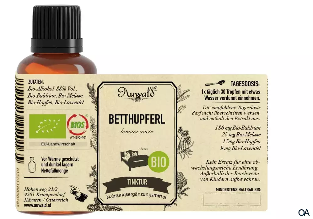 Auwald® Baldrian - Bio Tropfen (Auszug, Extrakt, Essenz)