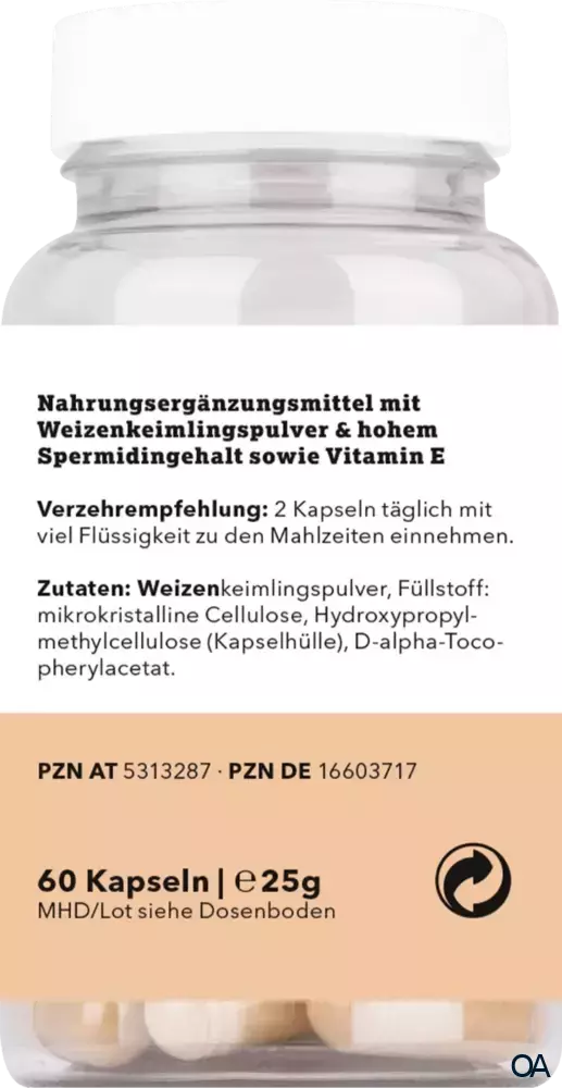 spermidinPLUS Spermidin Ursprung Kapseln