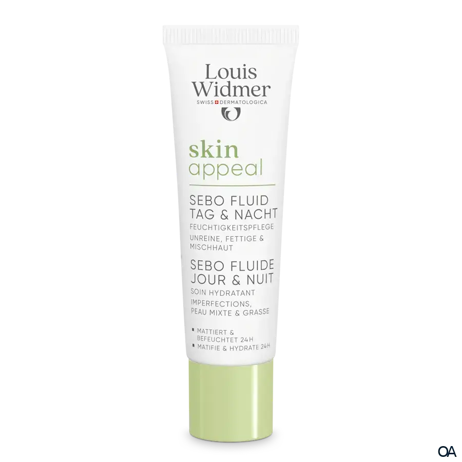 Louis Widmer skinappeal Sebo Fluid Tag & Nacht ohne Parfum