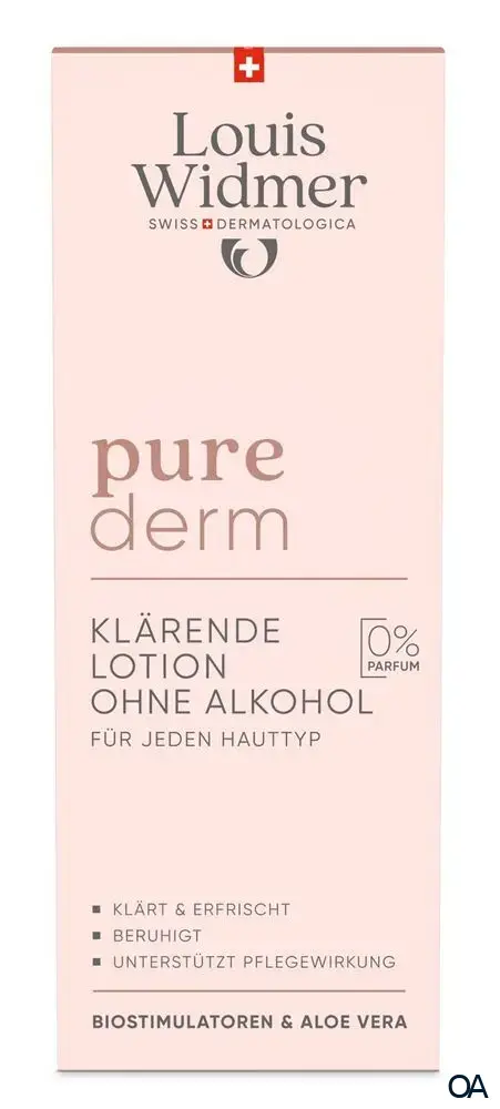 Louis Widmer purederm Klärende Lotion ohne Alkohol - ohne Parfum