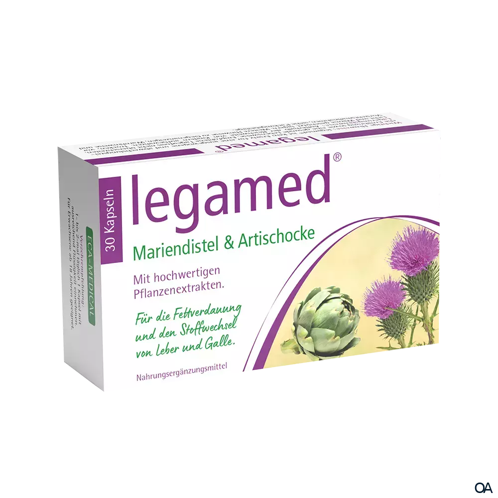 legamed® Mariendistel- & Artischocke-Kapseln