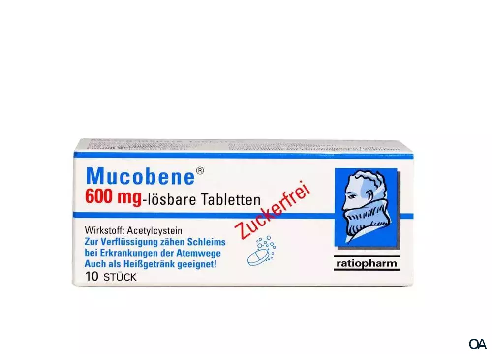 Mucobene® 600 mg lösbare Tabletten