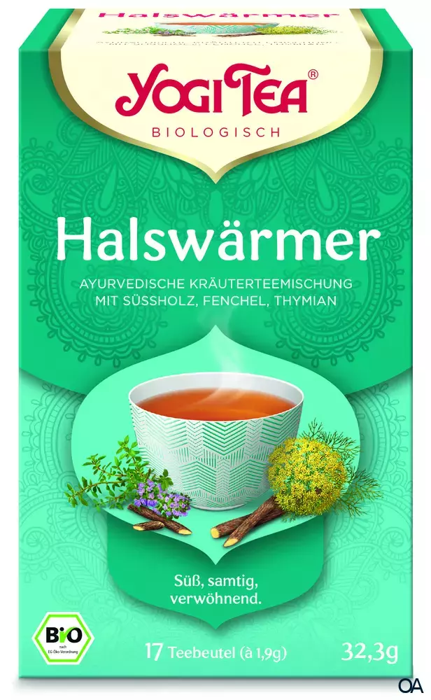Yogi Tea Halswärmer - Ayurvedische Kräuterteemischung