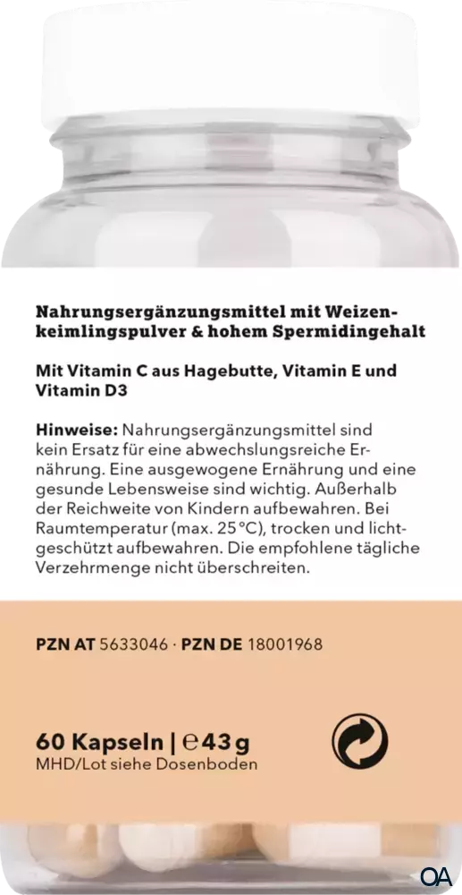 spermidinPLUS Spermidin Premium Kapseln