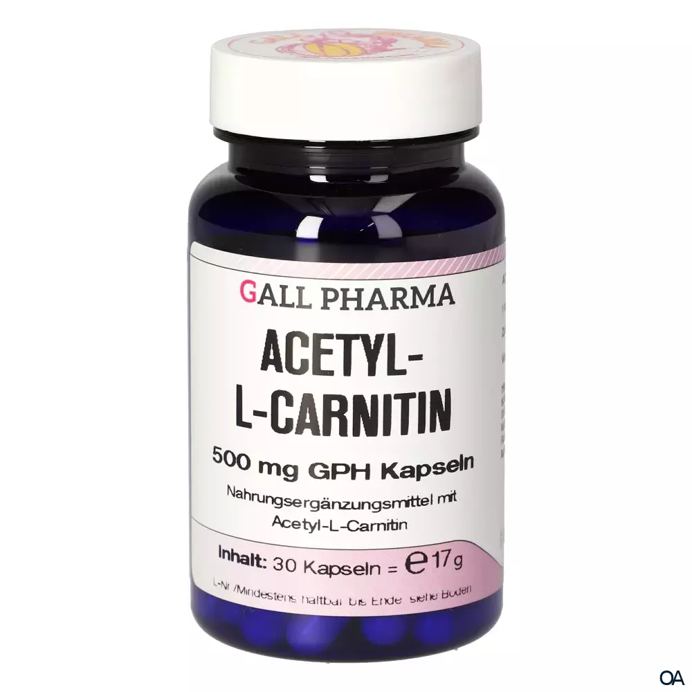 Gall Pharma Acetyl-L-Carnitin 500 mg Kapseln
