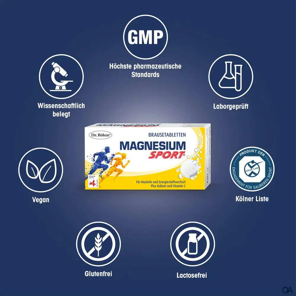 Dr. Böhm® Magnesium Sport® Brausetabletten
