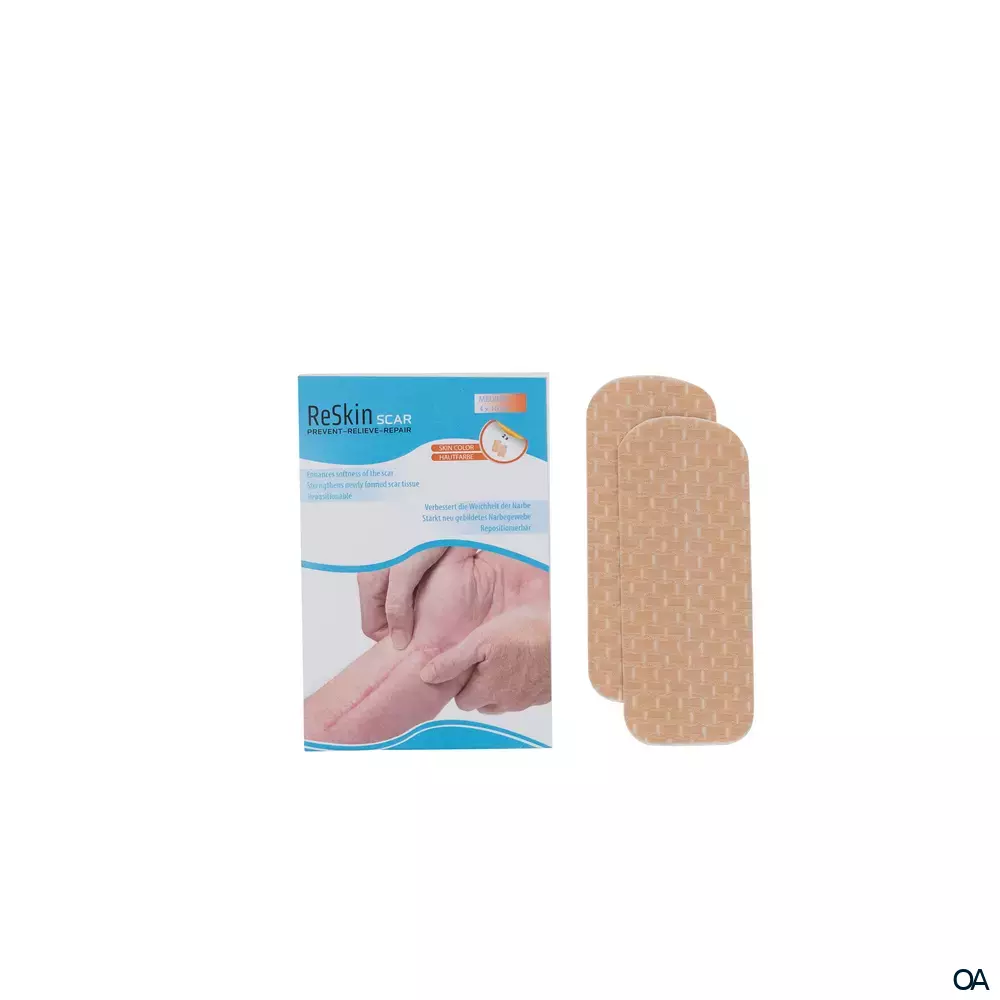 ReSkin® MED Scar Silikonpflaster Medium 4 x 10 cm