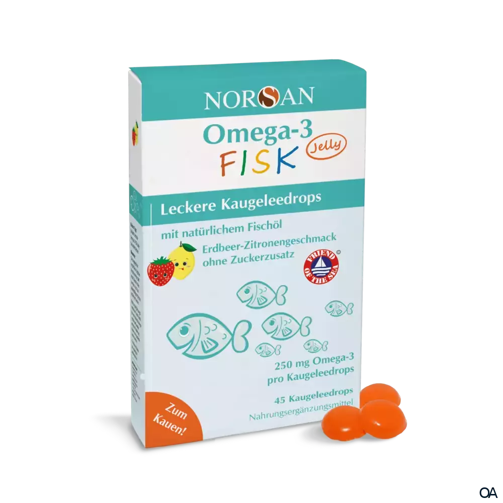 Norsan Omega-3 FISK Jelly Kaugeleedrops