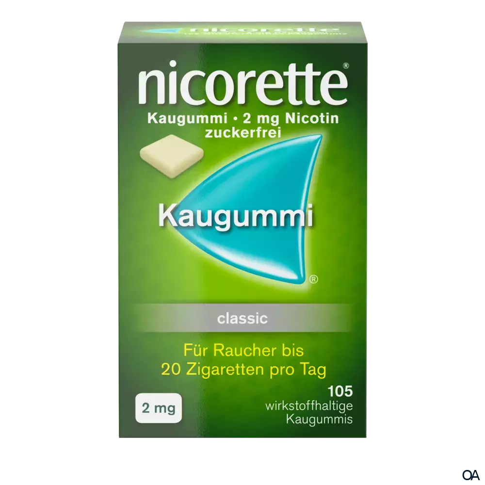 Nicorette® Classic 2 mg - Kaugummi zur Raucherentwöhnung