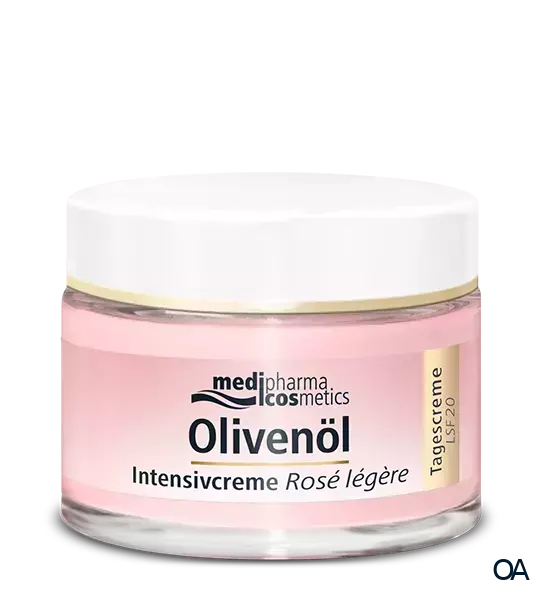 medipharma cosmetics Olivenöl Intensivcreme Rosé légère Tagescreme LSF 20