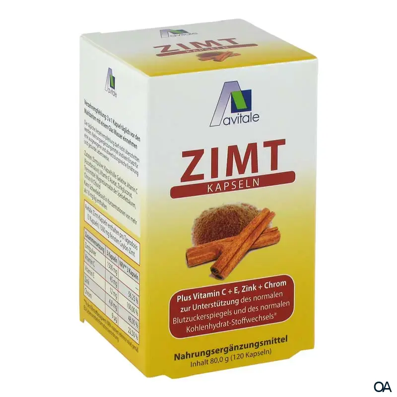 Avitale Zimt 500 mg Kapseln