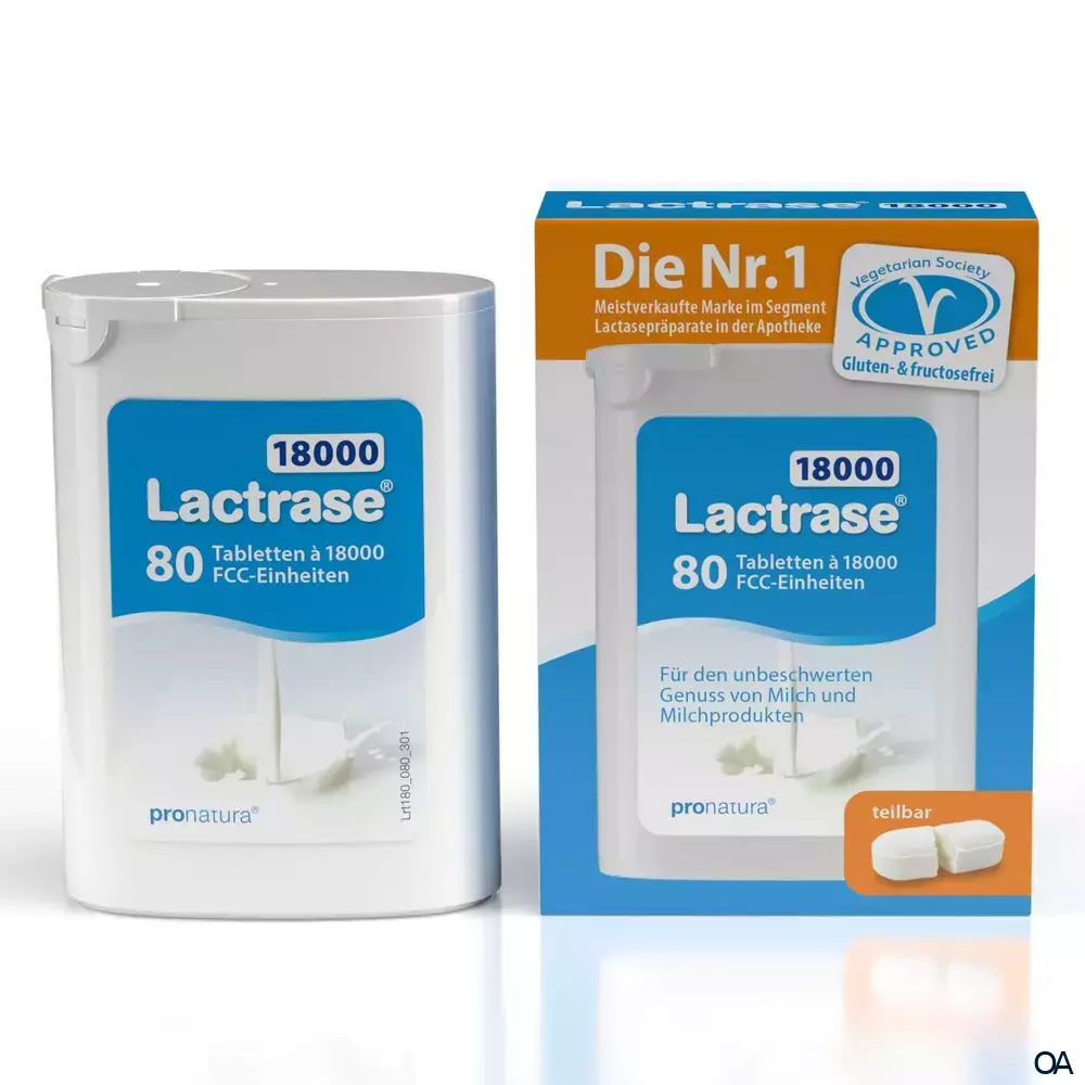 Lactrase® 18000 FCC Tabletten Spender