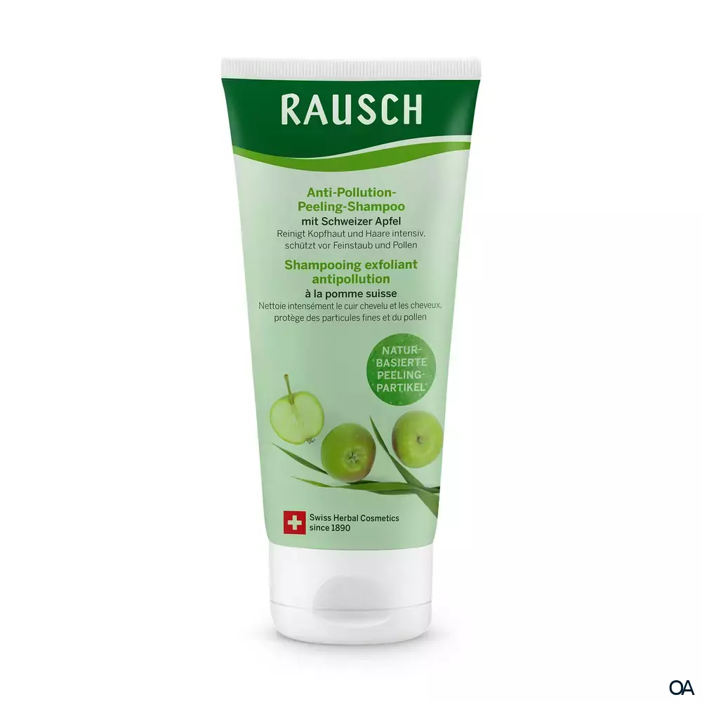 RAUSCH Anti-Pollution-Peeling-Shampoo mit Schweizer Apfel