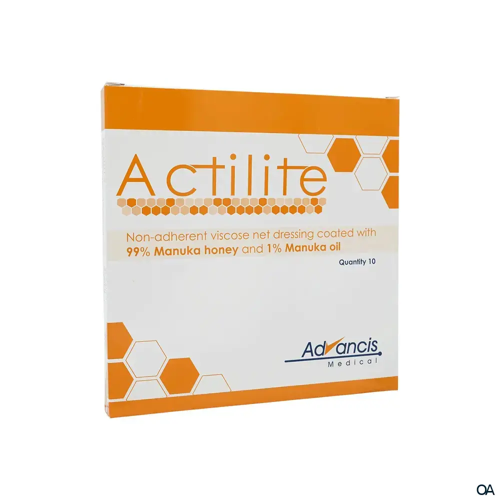 Advancis Medical Actilite® Nicht klebende Netzauflage aus Viskose steril, 10 x 20 cm