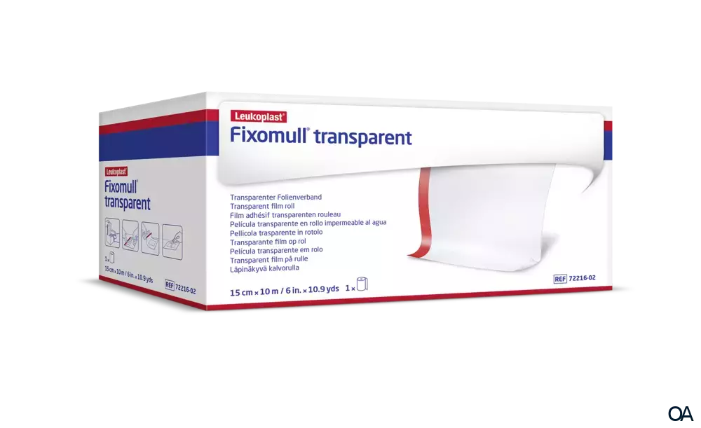 Leukoplast Fixomull® transparent Folienverband 15cm x 10m