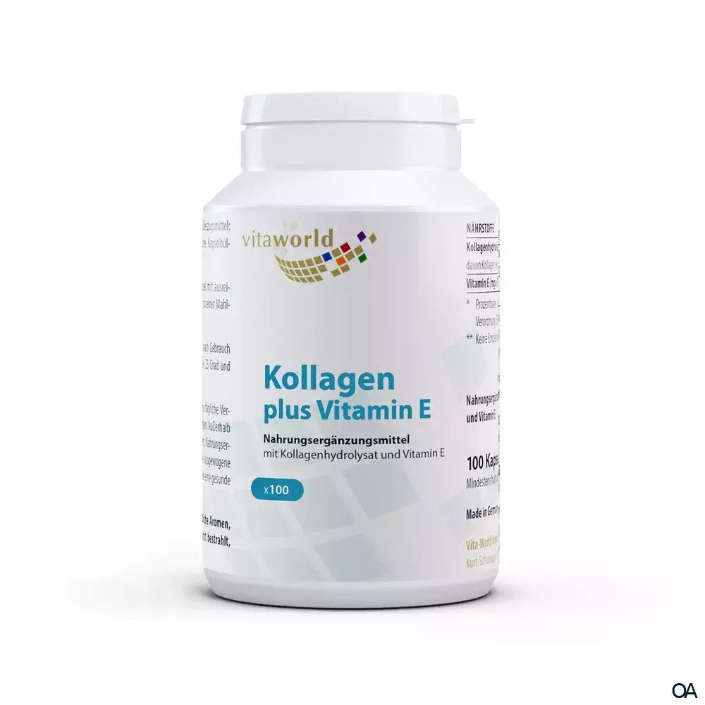 Vitaworld Kollagen plus Vitamin E Kapseln