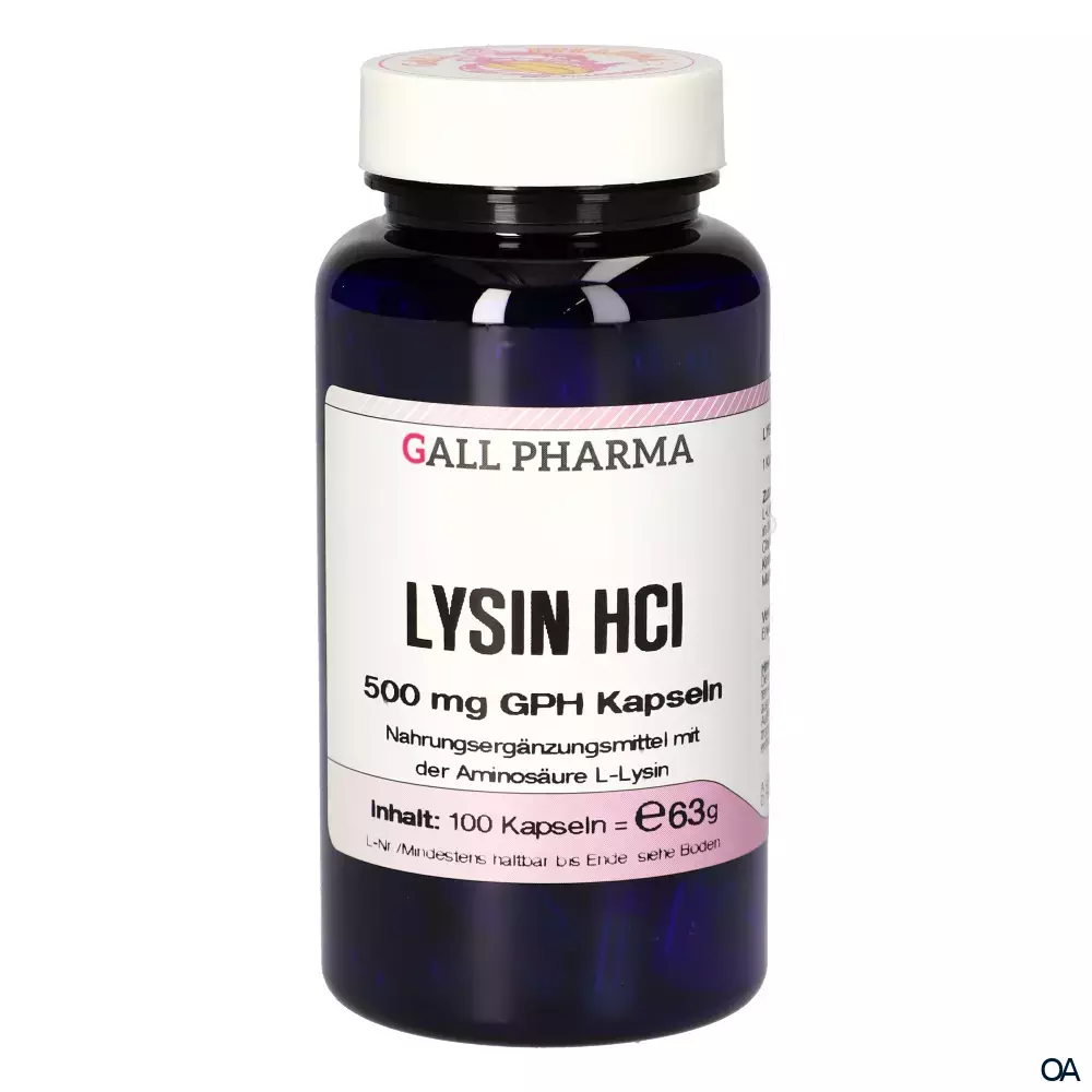 Gall Pharma Lysin HCL 500 mg Kapseln