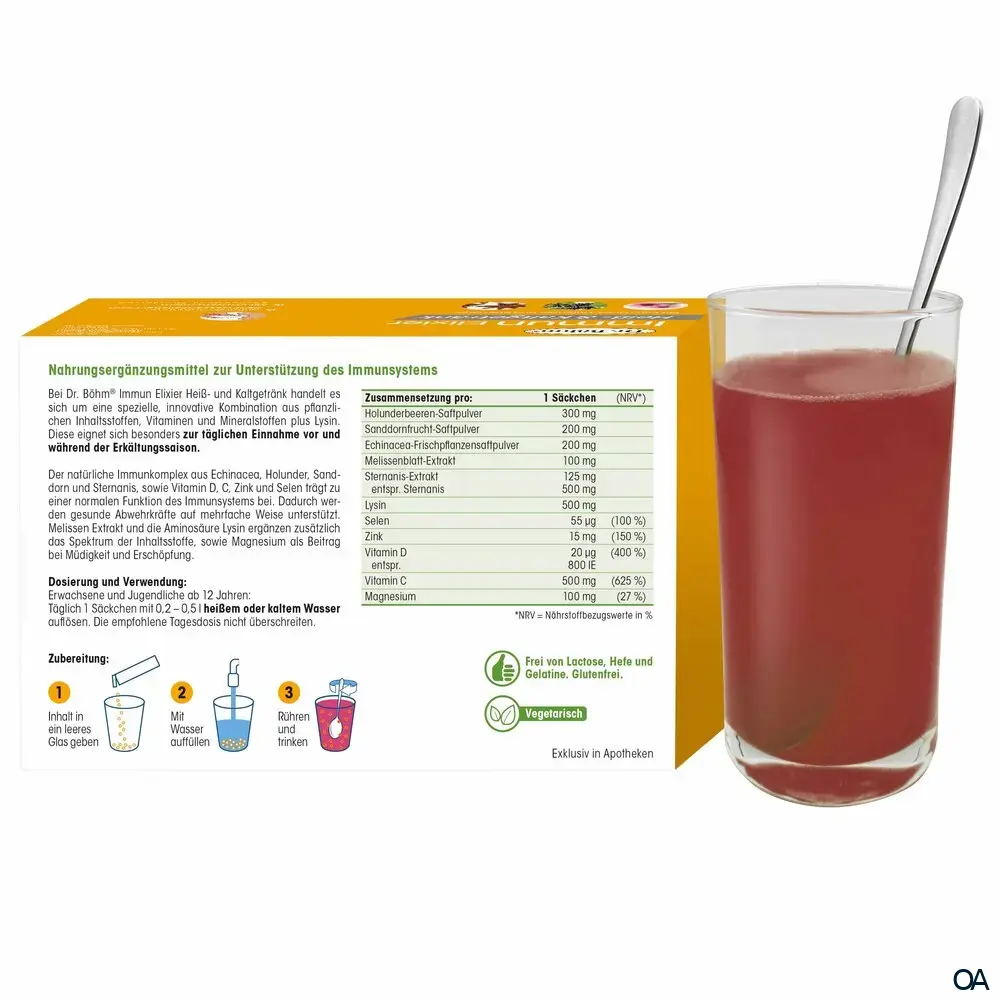 Dr. Böhm® Immun Elixier Trinkpulver Sachets