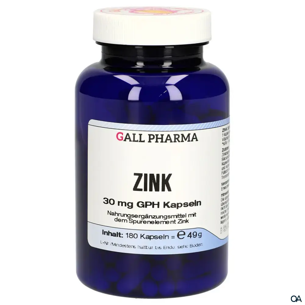 Gall Pharma Zink 30 mg Kapseln