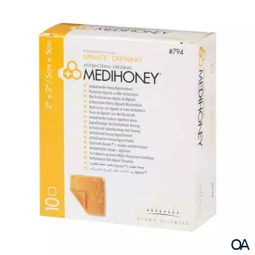 Medihoney® Antibakterieller Honig-Alginatverband 5x5cm