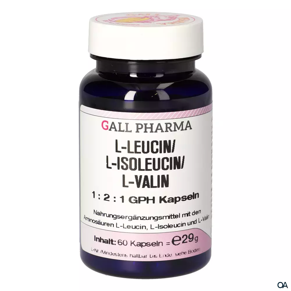 Gall Pharma L-Leucin/L-Isoleucin/L-Valin 1:2:1 Kapseln