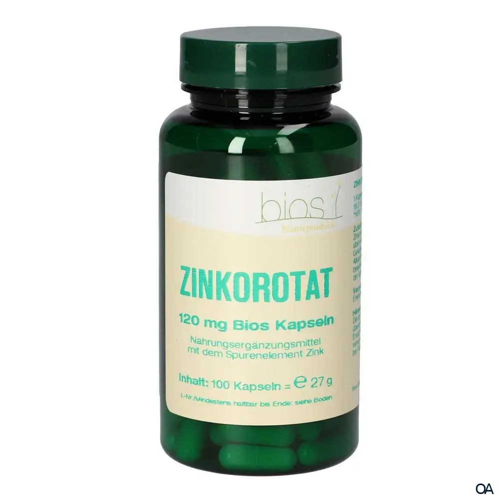 Bios Zinkorotat 120 mg Kapseln