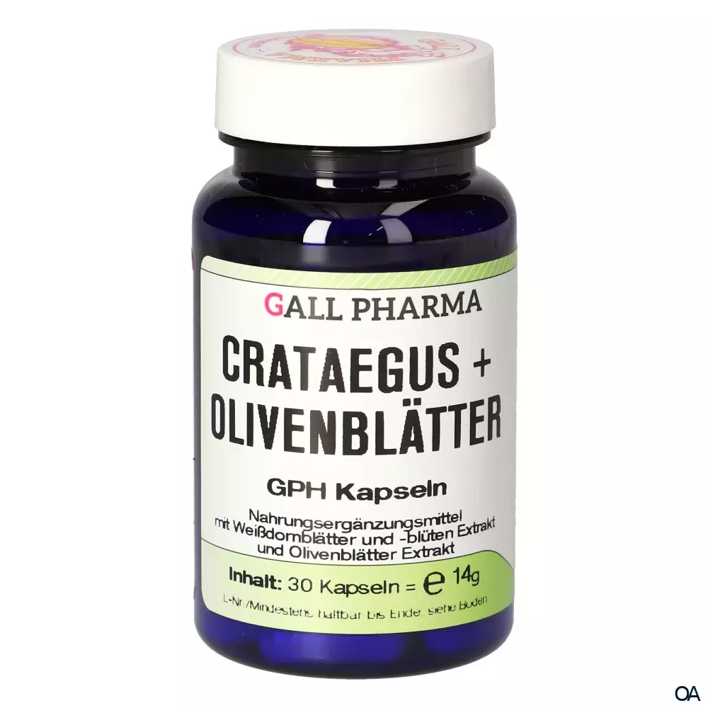 Gall Pharma Crataegus + Olivenblätter Kapseln
