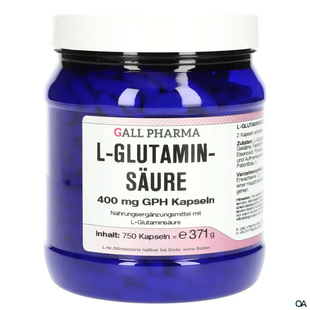Gall Pharma L-Glutaminsäure 400 mg Kapseln