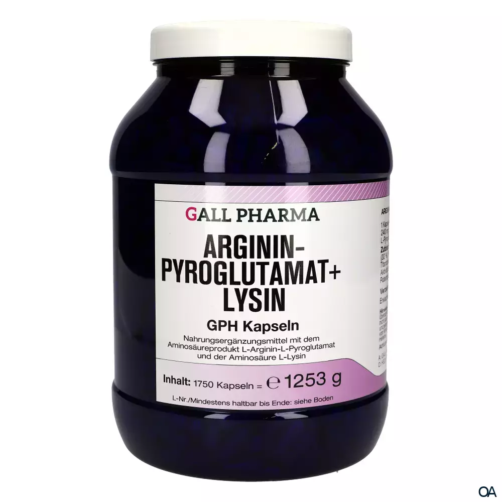 Gall Pharma Argininpyroglutamat + Lysin Kapseln