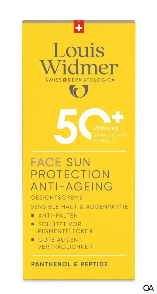 Louis Widmer suncare Face Sun Protection Anti-Ageing 50+ Gesichtscreme - leicht parfümiert