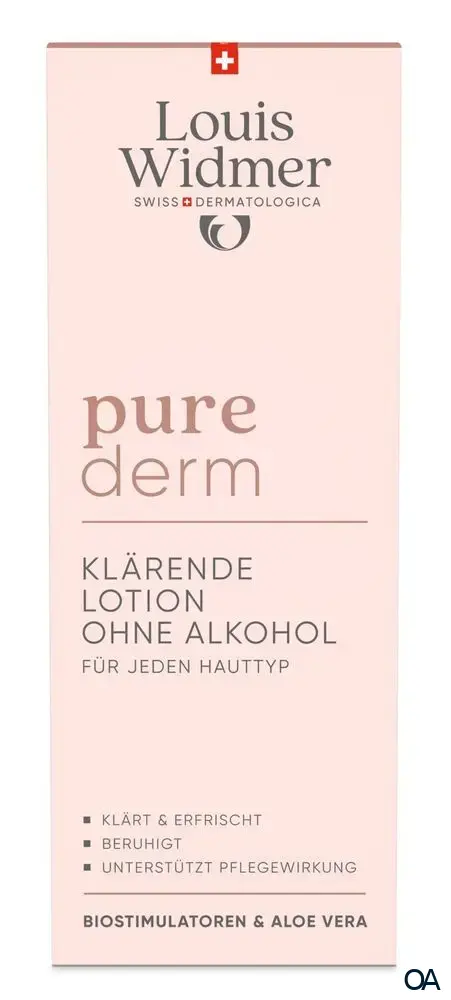 Louis Widmer purederm Klärende Lotion ohne Alkohol - leicht parfümiert