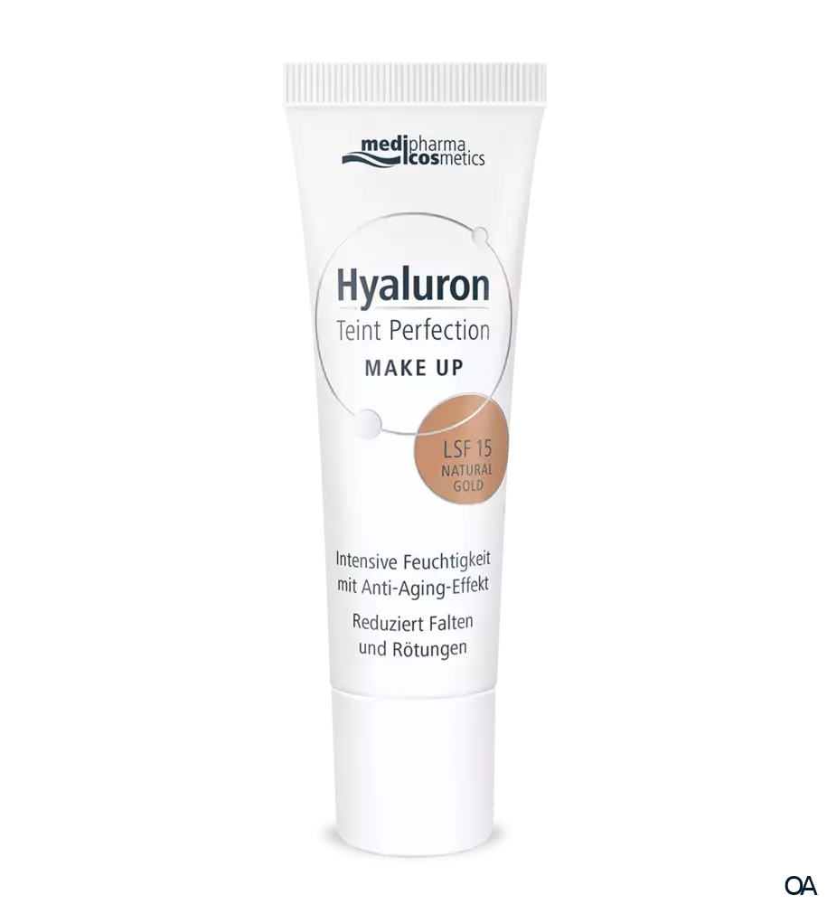 medipharma cosmetics Hyaluron Teint Perfection Make Up LSF 15 Natural Gold