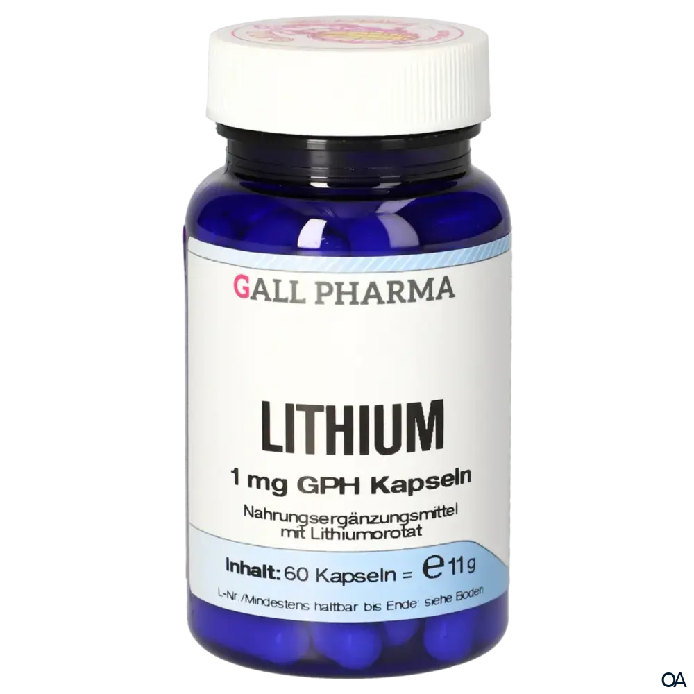 Gall Pharma Lithium 1 mg Kapseln
