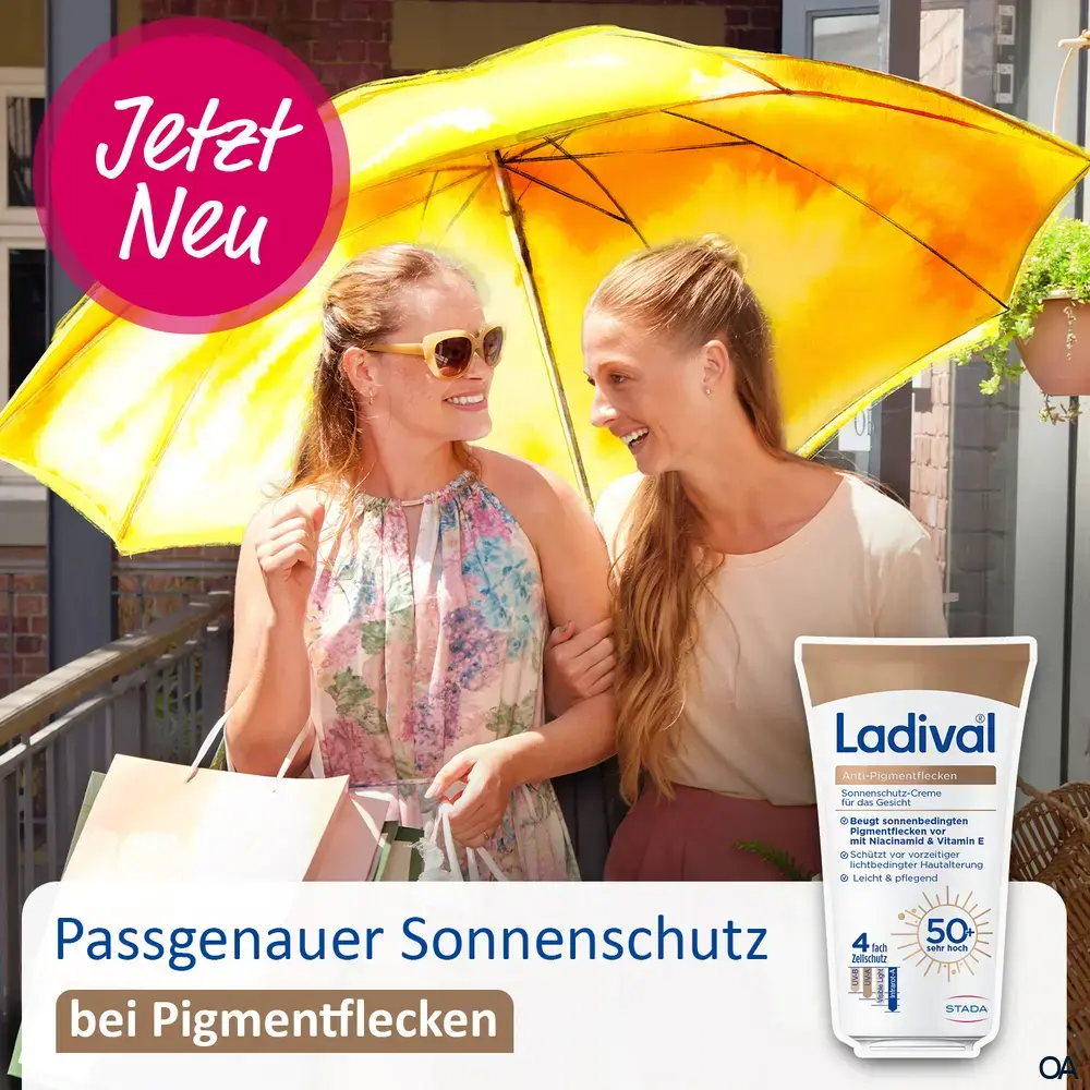 Ladival® Anti-Pigmentflecken Sonnenschutz-Creme für das Gesicht LSF 50 +