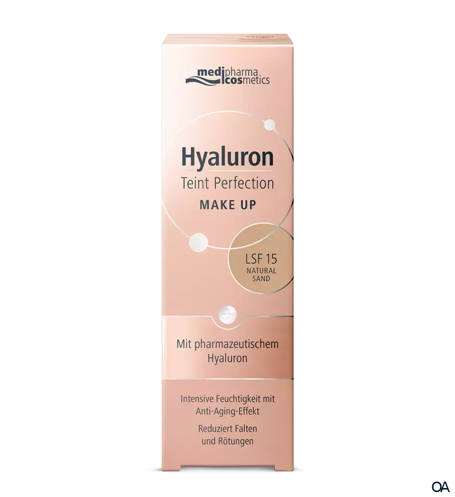 medipharma cosmetics Hyaluron Teint Perfection Make Up LSF 15 Natural Sand