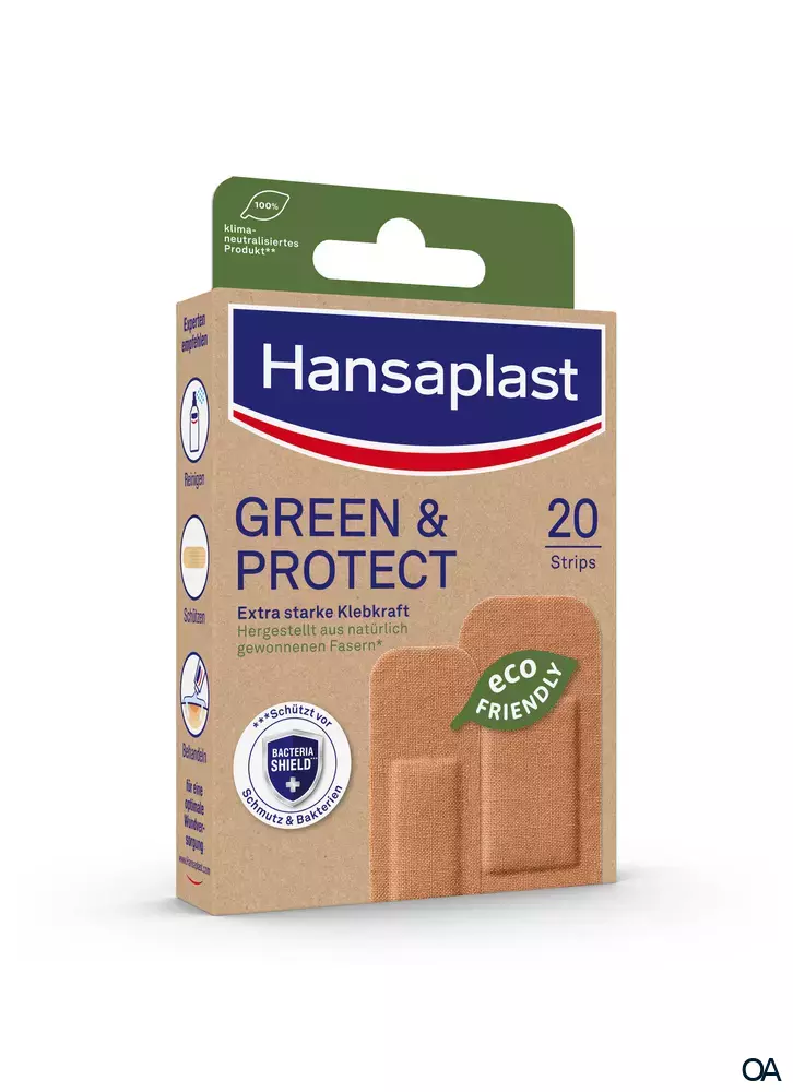 Hansaplast GREEN & PROTECT Pflaster Strips