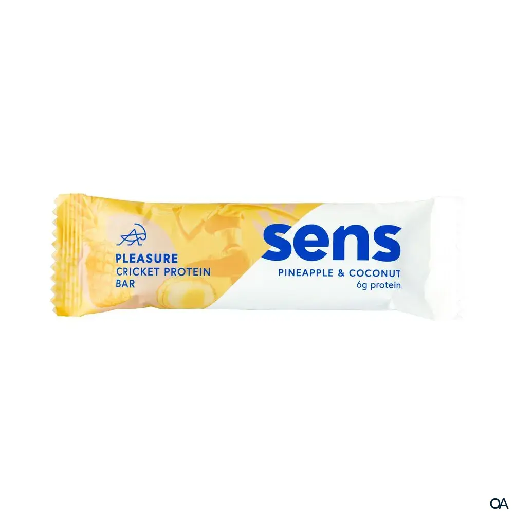 SENS Pleasure Proteinriegel mit Grillenmehl - Ananas & Kokosnuss
