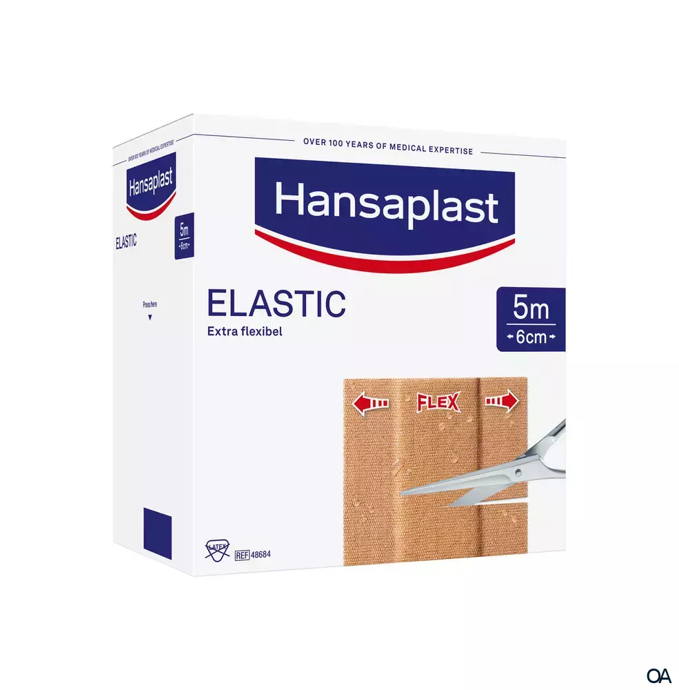 Hansaplast Elastic Pflaster Großpackung 5m x 6cm