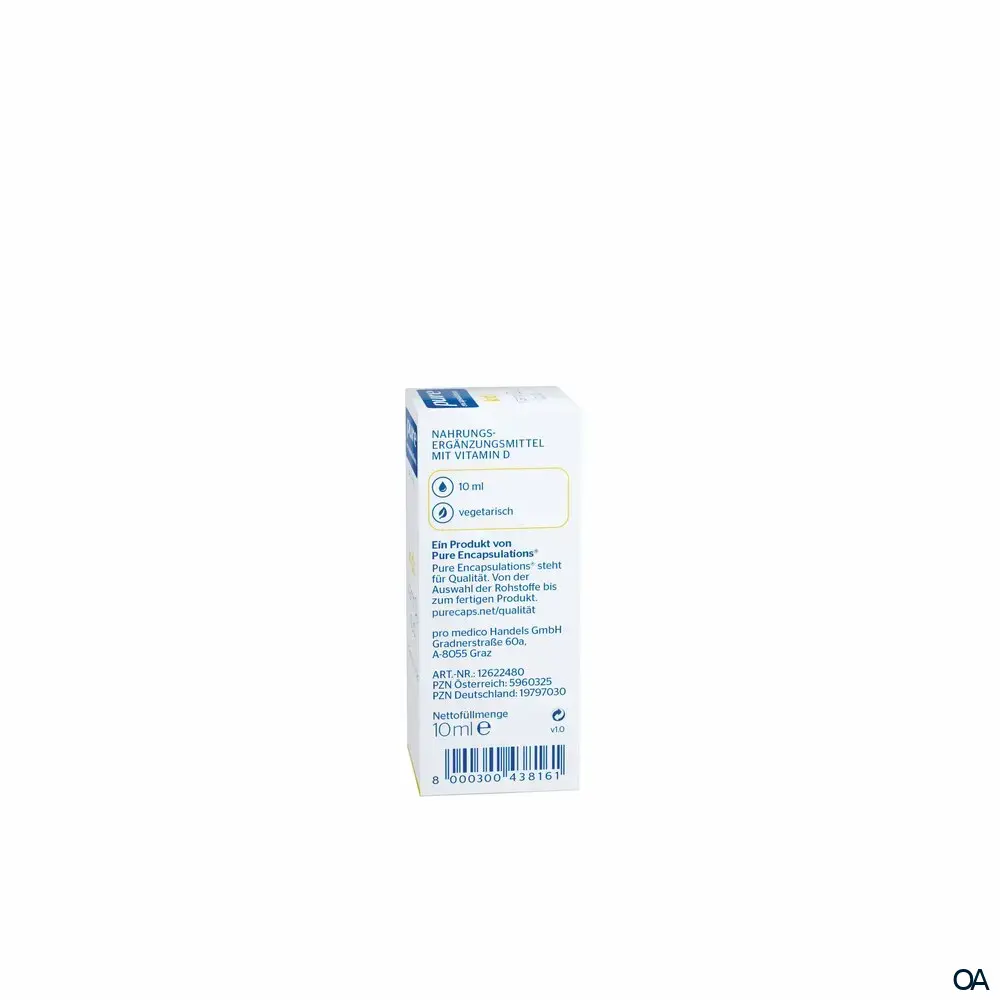 pure encapsulations® Kids Vitamin D3 liquid Tropfen