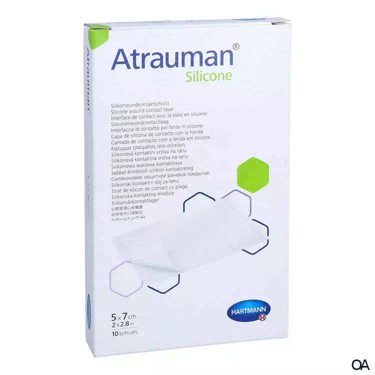 Atrauman® Silicone Silikonwundkontaktschicht, steril 5 x 7 cm