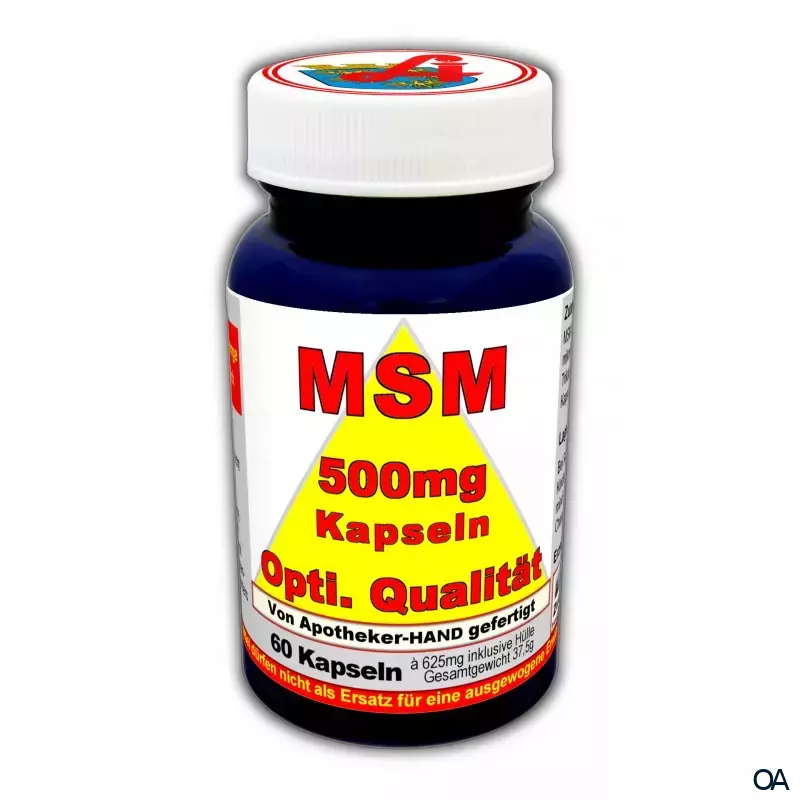 MSM 500 mg Optimum Quality Kapseln