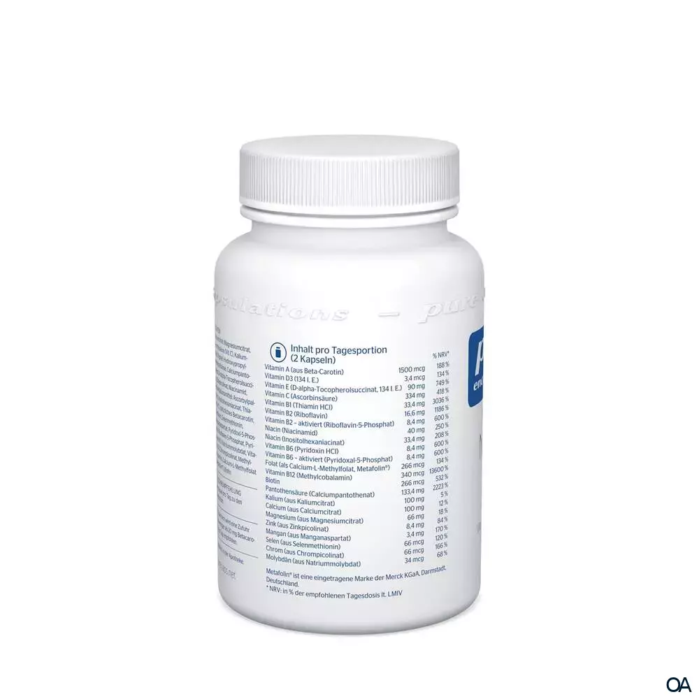 pure encapsulations® Nutrient 950E ohne Cu/Fe/Jod