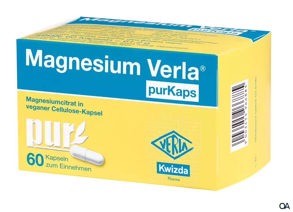 MAGNESIUM VERLA® purKaps Kapseln