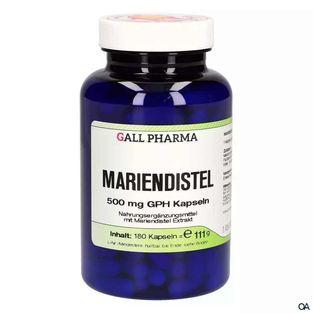 Gall Pharma Mariendistel 500 mg Kapseln